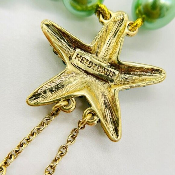 HEIDI DAUS "Sparkling Starfish" Set Necklace Matching Earrings NWOT - Picture 6 of 10
